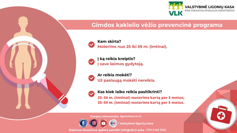 Gimdos kaklelio vėžio ankstyvoji diagnostika
